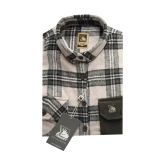 Koszula Damska Tagart Alaska S Flanelowa Beżowo-Zielona