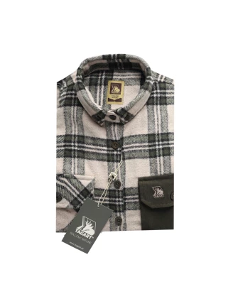 Koszula Damska Tagart Alaska S Flanelowa Outdoor Beżowo-Zielona