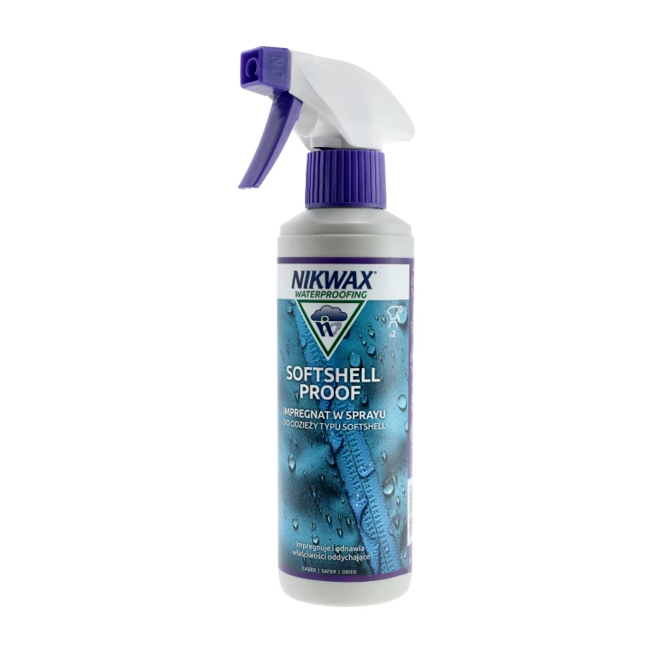 Nikwax SoftShell Proof Spray-On 300 ml - Impregnat do Odzieży Outdoor