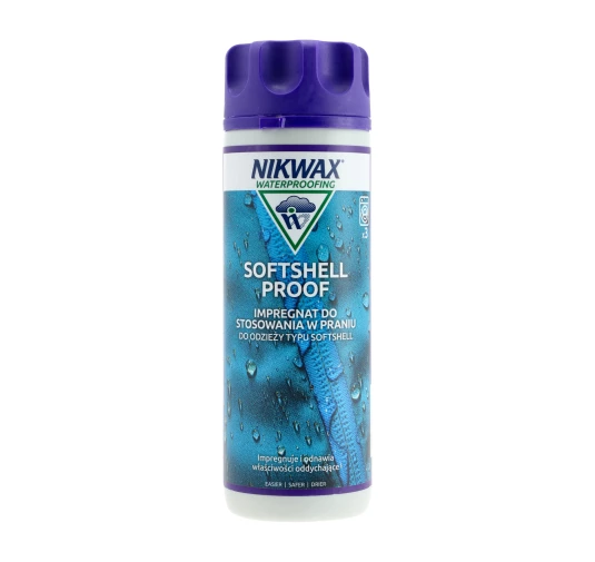 Nikwax SoftShell Proof Wash-In 300 ml – Impregnat do Odzieży Outdoor | imag24.pl
