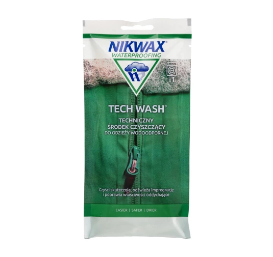 Nikwax Tech Wash 100 ml – Płyn do Prania Odzieży Technicznej i Outdoorowej