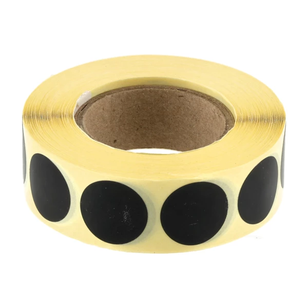 Zaklejki do tarcz Range Solutions 20mm czarne, 1000 sztuk Zaklejki do tarcz Range Solutions 20mm czarne, 1000 sztuk