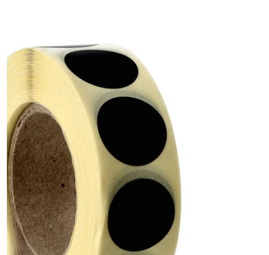 Zaklejki do tarcz Range Solutions 20mm czarne, 1000 sztuk