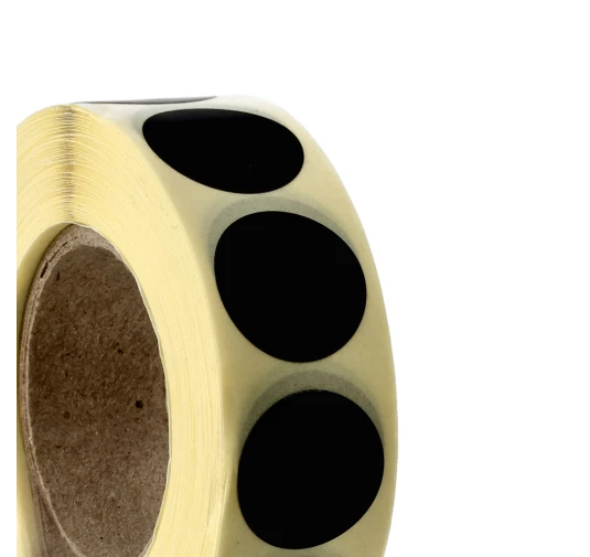 Zaklejki do tarcz Range Solutions 20mm czarne, 1000 sztuk