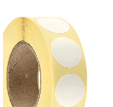 Zaklejki do tarcz Range Solutions Ø20 mm, białe, 1000 szt.