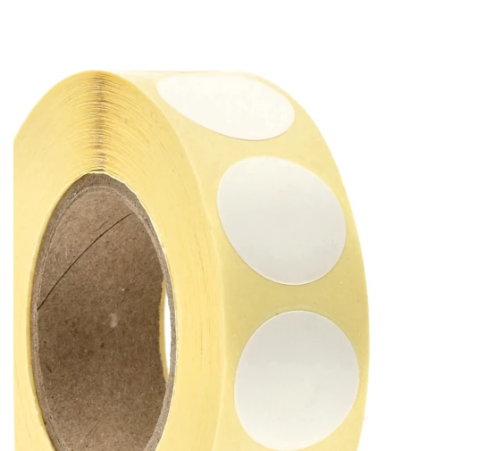 Zaklejki do tarcz Range Solutions Ø20 mm, białe, 1000 szt.