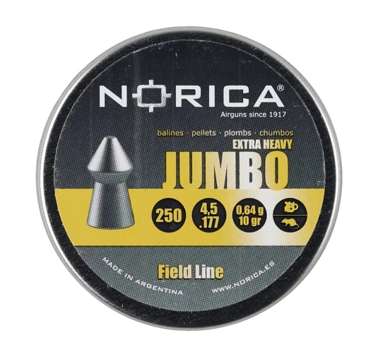 Śrut Norica Jumbo Extra Heavy Diabolo 4,5 mm (.177) - 250 sztuk | imag24.pl