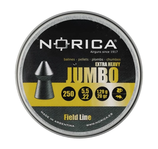 Śrut Norica Jumbo Extra Heavy 5,5 mm .22 Diabolo 250 szt. PCP | imag24.pl
