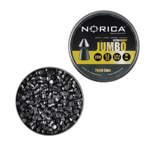 Śrut Norica Jumbo Extra Heavy 5,5 mm .22 Diabolo 250 szt.