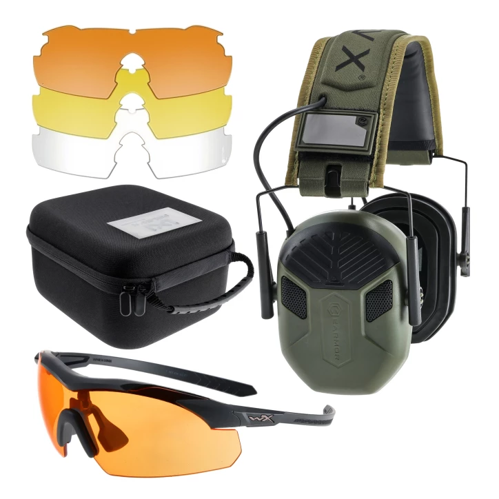 Zestaw Ochronny Wiley X Vapor Comm - Okulary Balistyczne i Słuchawki Aktywne imag24.pl