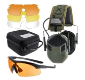 Wiley X Vapor Comm Shooting Range Kit - Okulary i Aktywne Słuchawki Ochronne Wiley X Vapor Comm Shooting Range Kit - Okulary i Aktywne Słuchawki Ochronne