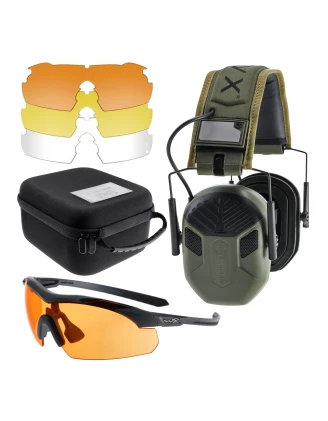 Zestaw Ochronny Wiley X Vapor Comm - Okulary Balistyczne i Słuchawki Aktywne imag24.pl