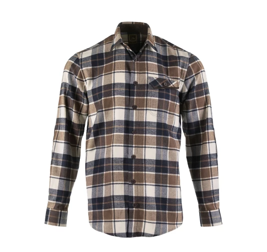Tagart Barkley Slim Koszula Męska w Kratę Brązowa XL - imag24.pl