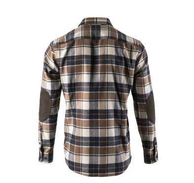 Tagart Barkley Slim - Koszula męska w kratę, brązowa XL