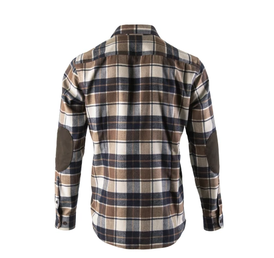 Tagart Barkley Slim - Koszula męska w kratę, brązowa XL