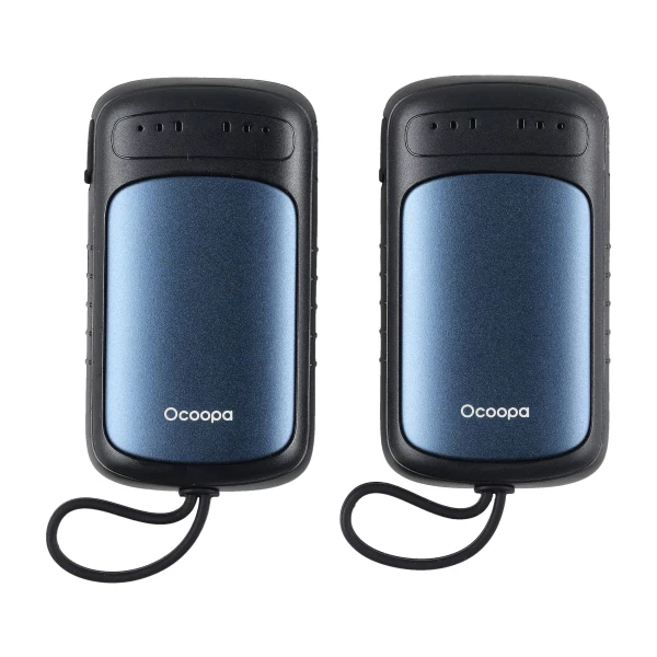 Ocoopa UT5 DuoHeat Elektroniczne Ogrzewacze Rąk (2 szt.) Czarno-Niebieskie Ocoopa UT5 DuoHeat Elektroniczne Ogrzewacze Rąk (2 szt.) Czarno-Niebieskie