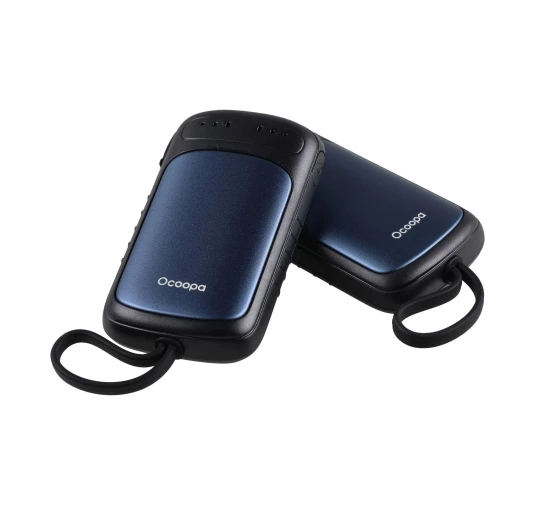 Ocoopa UT5 DuoHeat Elektroniczne Ogrzewacze Rąk (2 szt.) Czarno-Niebieskie