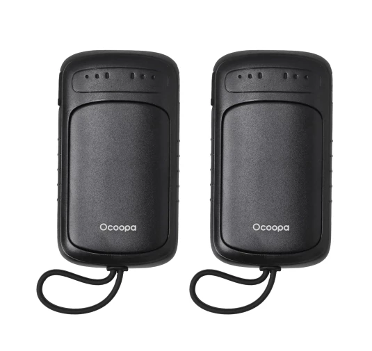 Ocoopa UT5 DuoHeat Czarny - Elektroniczny Ogrzewacz do Rąk (2 szt.)