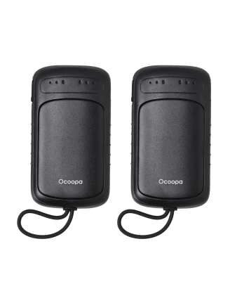 Ocoopa UT5 DuoHeat Czarny - Elektroniczny Ogrzewacz do Rąk (2 szt.)