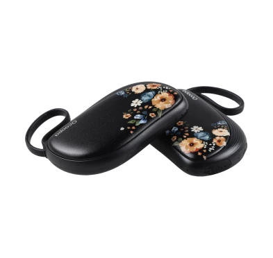 Ocoopa UT5 Sway - Elektroniczne Ogrzewacze do Rąk (2 szt.) - Czarny w Kwiatki