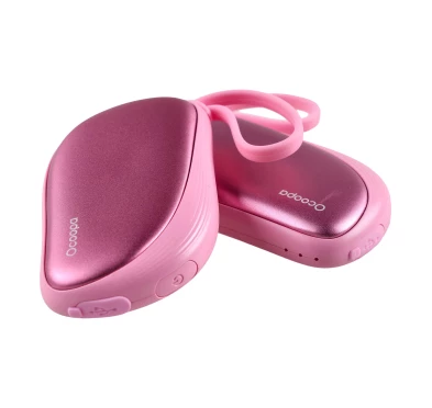 Ocoopa UT5 Sway Różowy - Elektroniczny Ogrzewacz do Rąk (2 szt.)