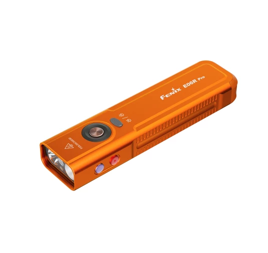 Latarka LED Fenix E06R PRO pomarańczowa