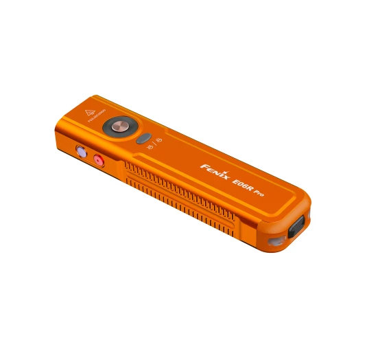 Latarka LED Fenix E06R PRO pomarańczowa