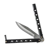 Joker Nóż Motylkowy Ninja N101-N - Stal 420, Czarny, 220mm Joker Nóż Motylkowy Ninja N101-N - Stal 420, Czarny, 220mm