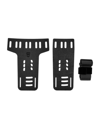 Obniżony montaż kabury Ginger's Tactical Gear do pasa GTG Viper Black