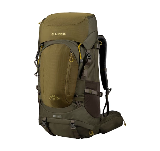 Plecak Alpinus Pinnacle 65L Oliwkowy - Trekking, Biwak, Outdoor | imag24.pl