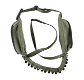 Pas na Amunicję Forsport Zamszowy, 12/16 mm, Oliwkowy z Haftem Jeleń Ryczący Pas na Amunicję Forsport Zamszowy, 12/16 mm, Oliwkowy z Haftem Jeleń Ryczący