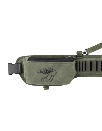 Pas na Amunicję Forsport Zamszowy 12/16 mm Oliwkowy Jeleń Ryczący