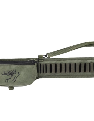 Pas na Amunicję Forsport Zamszowy 12/16 mm Oliwkowy Jeleń Ryczący