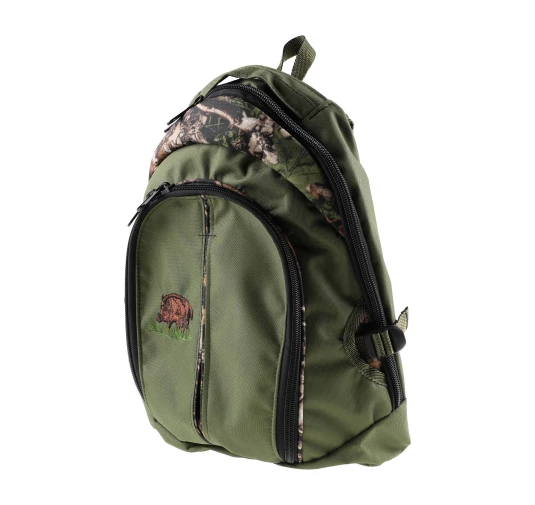 Plecak Myśliwski Forsport Smart 2-03 – Oliwkowy Kamuflaż, Haft Dzik