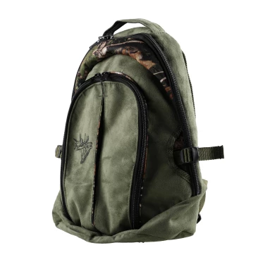 Plecak Forsport Smart Zamszowy Oliwny z Haftem Jelenia