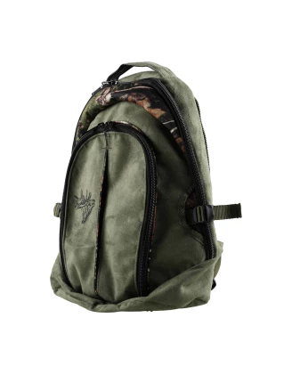 Plecak Forsport Smart Zamszowy Oliwny Haft Jeleń - imag24.pl