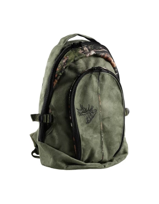 Plecak Forsport Smart Zamszowy Oliwny Haft Jeleń - imag24.pl