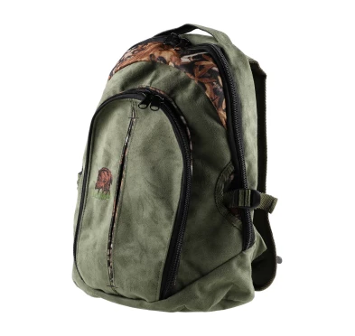 Plecak Myśliwski Forsport SMART Z04 Zamszowy Oliwkowy z Haftem Dzik
