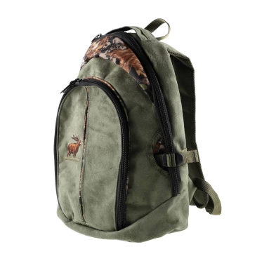 Plecak Myśliwski Forsport Smart Z03 Zamszowy Oliwny z Haftem Jeleń