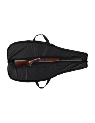 Pokrowiec na broń Forsport 125 cm czarny z haftem beżowa tarcza