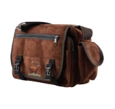 Raportówka myśliwska Forsport zamszowa - brązowy, haft jeleń ryczy w trawie