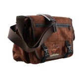 Raportówka myśliwska Forsport zamszowa - brązowy, haft jeleń ryczy w trawie