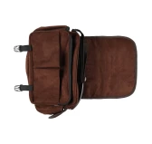 Raportówka myśliwska Forsport zamszowa - brązowy, haft jeleń ryczy w trawie