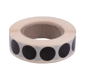 Zaklejki do tarcz 16 mm, czarne, rolka 1000 sztuk