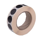 Zaklejki do tarcz 16 mm, czarne, rolka 1000 sztuk