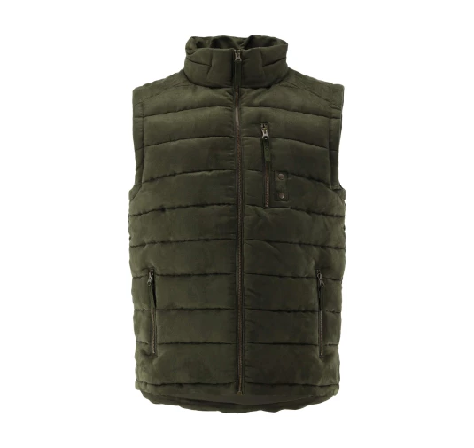 Kamizelka Ocieplana Tom Collins Męska Ciemnozielona Myślistwo Outdoor | imag24.pl