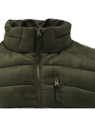 Kamizelka Ocieplana Tom Collins Męska Ciemnozielona Myślistwo Outdoor | imag24.pl