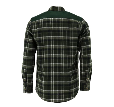 Koszula flanelowa Tom Collins - oliwkowy