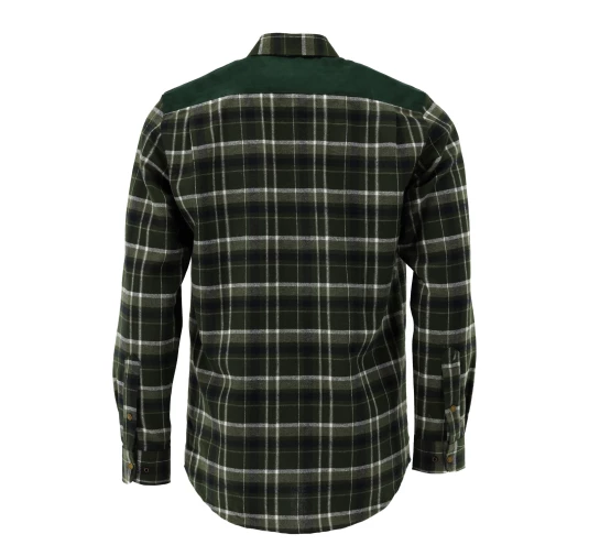 Koszula flanelowa Tom Collins - oliwkowy