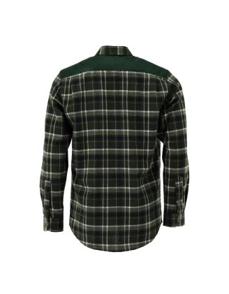 Koszula Flanelowa Męska Tom Collins Oliwkowa - imag24.pl